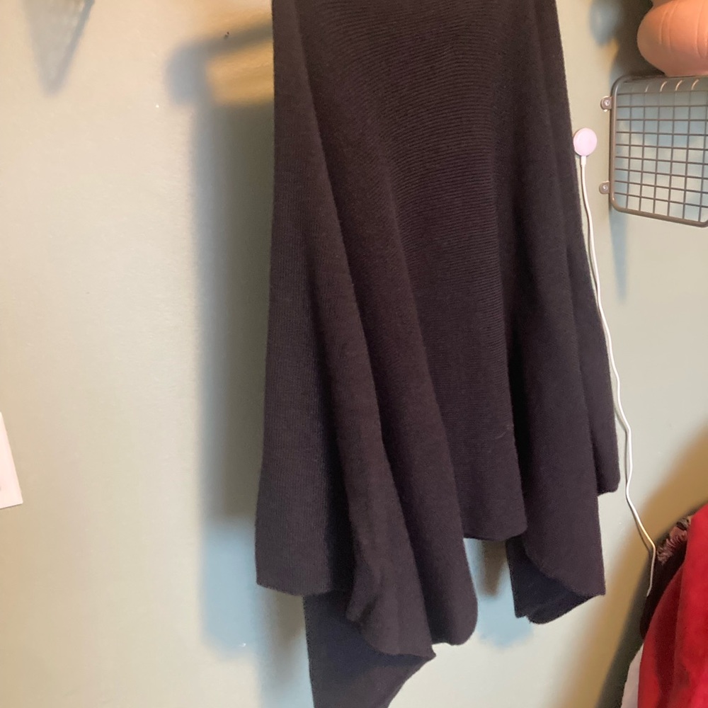 lululemon athletica Black Merino Poncho